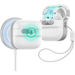 ESR AirPods (4. Gen.) HaloLock Pulse Fodral - MagSafe Kompatibel - Vit