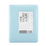 64 Pockets 3 Inch Mini Polaroid Photo Album For Fujifilm7s/8 Blue