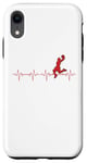 Coque pour iPhone XR Basketballer Heartbeat Pulse EKG Ballon de basket