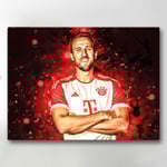Canvastavla / Tavla - Harry Kane - 40x30 cm - Canvas