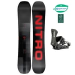 Nitro Snowboardpaket Team Pro Wide 157 + Team Pro Ultra Black L