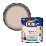 Dulux Matt Emulsion Paint For Walls And Ceilings - Soft Stone 2.5 Litres