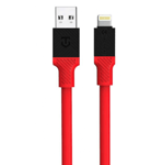 Tactical Fat Man-kabel USB-A/Lightning 1m Röd
