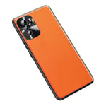 XINNI Armour Case for Oppo Find X3 Neo, Shock Absorption TPU/PC/PU Ultra Thin Protective Back Cover,Orange