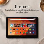 Amazon Fire HD 10 tablet, built for relaxation, 10.1" vibrant Full Black 