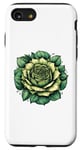 Coque pour iPhone SE (2020) / 7 / 8 Rose Vert Tournesol Été Soleil Fleurs Floral
