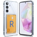 Ringke Samsung Galaxy A35 Fusion Skal med kortfack, genomskinlig