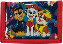 Kids Paw Patrol Wallet Play Patrol Card & Coin Tri Fold Design NEW