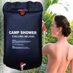 40 L portatif d'extérieur avec douche de camping sac de rangement de l'eau de jardin Douche solaire de douche Accessoires C,BD08170