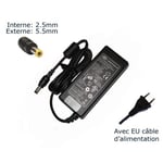 AC Adaptateur secteur pour Ac Adapter Asus A53 A53e A53s A53sv A53t A53ta A73 A73s A73sv B43 B43s B53 B53j B53s ; 65 Watt Charger chargeur ordinateur portable, adaptateur