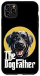 Coque pour iPhone 11 Pro Max The Dog Father Labrador Retriever Lab Dad Daddy Noir