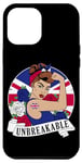 iPhone 14 Pro Max Britain Heritage UK Women British Girl Unbreakable Case