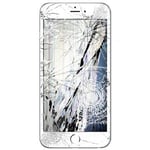 iPhone 6 Plus Reparasjon av LCD-Display og Glass - Hvit Originalkvalitet
