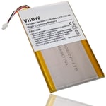vhbw Batterie remplacement pour Creative Labs BA20603R79914, DVP-HD0003, LPCS285385 pour lecteur de musique MP3 (1700mAh, 3,7V, Li-polymère)
