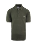 Lacoste Classic Fit Mens Green Polo Shirt Cotton - Size X-Small