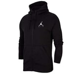 Nike M J Jumpman Fleece FZ Sweat-Shirt Homme, Black/Black/Black/(White), FR (Taille Fabricant : 4XL)