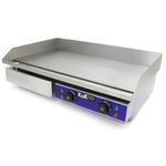 KuKoo 73cm Commercial Electric Griddle Countertop Kitchen Hotplate Stainless Steel