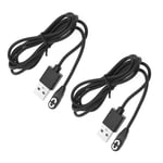 2x 5V Bluetooth Headset USB Charging Cables Fit for Shokz OpenRun Pro Black