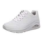 Skechers Women's Uno Stand on Air Sneaker, Off White, 9 UK