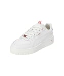PUMA Femme Carina Street Lux Basket, Ivoire givré, 42 EU