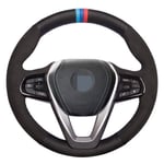 NUIOsdz Housse de Volant de Voiture en Cuir Noir, pour BMW X3 X4 X5 G01 G02 G20 G21 G30 G31 X7 G32 G05 G07 Z4 G29