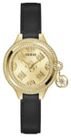 Guess GW0684L3 Women's Charmed (34mm) Gold Dial / Black Watch