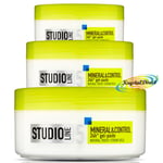 3x L'oreal Studio Mineral & Control Natural Touch Strong Hold Gel Paste 150ml