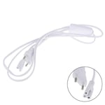 1,8m Belysningstillbehör 220V EU Plug Switch Kabel För T5 LED Tu A2