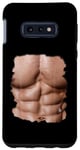 Coque pour Galaxy S10e Fake Muscle Under Clothes Chest Six Pack Abs