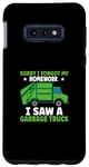 Coque pour Galaxy S10e Camion poubelle de recyclage pour enfants et tout-petits