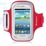 Sportarmband till Samsung Galaxy S3 Mini i8910 (Röd) Röd