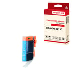 NOPAN-INK - x1 Cartouche compatible pour CANON 521 XL 521XL Cyan pour Canon IP 3600 IP 3600 Series IP 4600 IP 4700 MP 540 MP 550 MP 560 MP 630 MP 640