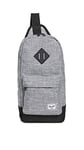 Herschel Heritage Shoulder Bag Backpack, Raven Crosshatch/Black, One Size 8.0L, Heritage Shoulder Bag Backpack