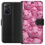 Xiaomi Redmi Note 11 Pro 5G Plånboksfodral Bubbliga Grisar