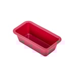 Silikon Mini Brödform Set om 1, NonStick Lätt Släpp Rektangel Silikon Mini Tårta Pan för Bakning Bröd, Flexibel BPA Fri Silikon Bakform och