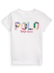 Ralph Lauren Girls Polo Short Sleeve T-shirt - White, White, Size Age: 3 Years, Women