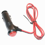 12V/24V Universal Plug Cigarette Lighter Adapter Power Supply Cord with Switch