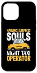 Coque pour iPhone 13 Pro Max Midnight Cruiser Taxi Driver Essential
