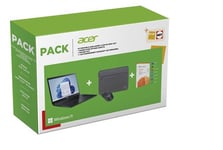 Pack PC Portable Acer Aspire 3 A315-56-39QA 15,6" Intel Core i3 8 Go RAM 256 Go SSD Noir + Souris optique sans fil + Housse + 1 an d'abonnement Microsoft 365 Personnel