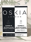Oskia Super R Super C Retinoid Sleep Beauty Face Serum Capsules 14 x 0.28ml Duo