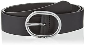 Levi's Women's HERMOSILLA Belt, Regular Black, 80 cm