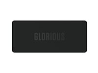 Glorious Gaming Sound Dampening Keyboard Mat - Stitched Edges, Absorbs Keyboard Sounds & Vibrations, Machine Washable, Non-Slip Base, Fits Most Compact Keyboards, 347 x 145 x 4mm - Black