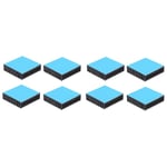 8 st 40X40X11mm Aluminium kylfläns kylfläns kylning kylare för elektronisk chip IC LED med