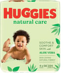 Huggies Natural Care, Baby Wipes - 12 Packs (672 Wipes Total) - Aloe Vera Wet Wi