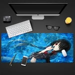 DATE A LIVE XXL Gaming Mouse Pad - 900 x 400 x 3 mm – extra large mouse mat - Table mat - extra large size - improved precision and speed - rubber base for stable grip - washable-4_900x400