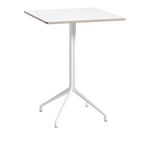 HAY - About a Table AAT15 High - White Base - White Laminate - 80x80x105 cm