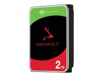 Seagate IronWolf ST2000VN003 - Harddisk - 2 TB - intern - 3.5 - SATA 6Gb/s - 5400 rpm - buffer: 256 MB - med 3-års Seagate Rescue Data Recovery