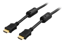 Deltaco DELTACO HDMI kabel guldpläterade kontakter 10m - Svart
