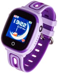 Smartwatch Happy - 2G smartwatch för barn GPS / vattentät SOS larm kamera Lila