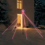 vidaXL Julgransbelysning inomhus/utomhus 400 LED flerfärgad 2,5 m 328734